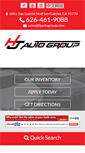 Mobile Screenshot of hjautogroup.com